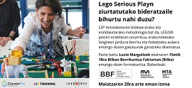 Lehen aukera Euskadin LEGO ® SERIOUS PLAY ® metodologia bideratzeko ziurtagiria lortzeko